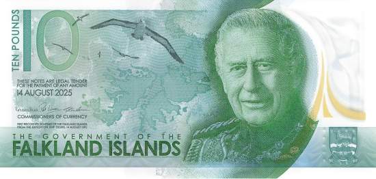 Falkland p21 10 Pfund  2025